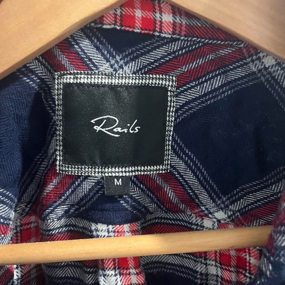 Rails Red and Blue Plaid Shirt - Picture 2 of 2